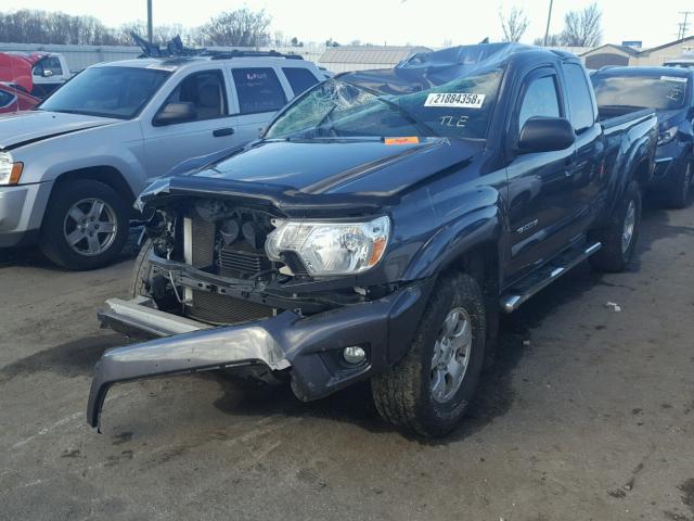 5TFUU4EN9CX038890 - 2012 TOYOTA TACOMA CHARCOAL photo 2