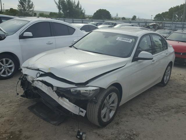 WBA8E9C50GK645856 - 2016 BMW 328 I SULE WHITE photo 2