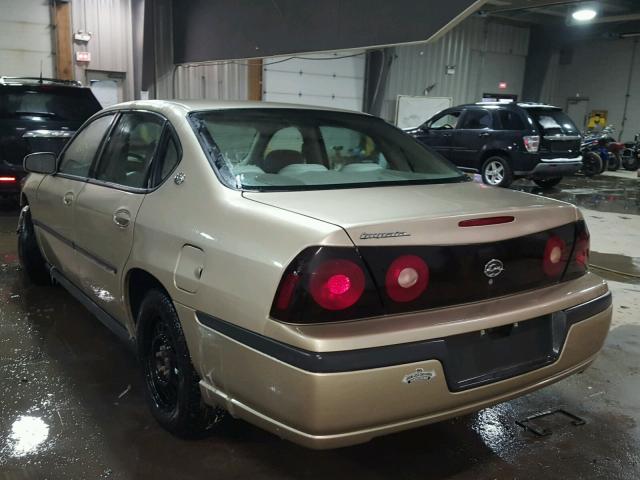 2G1WF52E449334020 - 2004 CHEVROLET IMPALA 金色 照片 3