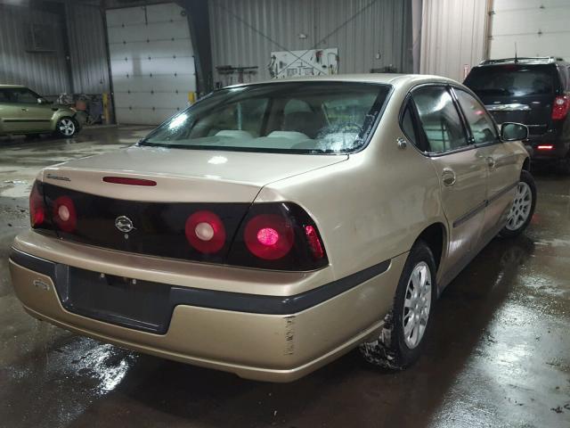 2G1WF52E449334020 - 2004 CHEVROLET IMPALA 金色 照片 4