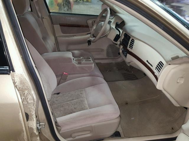 2G1WF52E449334020 - 2004 CHEVROLET IMPALA 金色 照片 5
