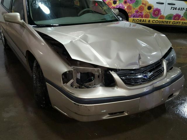 2G1WF52E449334020 - 2004 CHEVROLET IMPALA 金色 照片 9