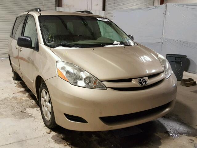 5TDZK23C49S236292 - 2009 TOYOTA SIENNA CE BEIGE photo 1