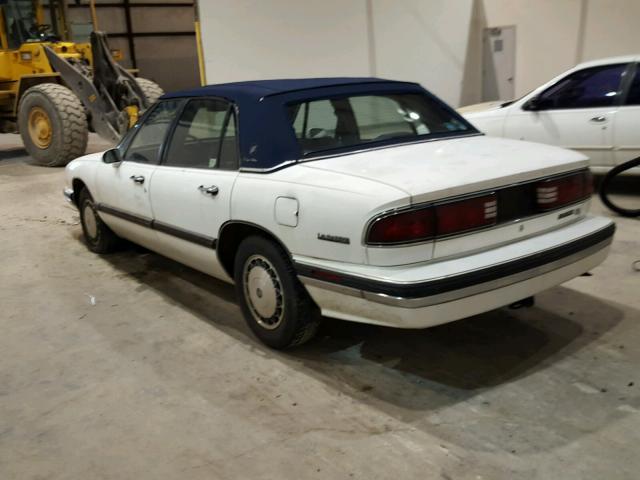 1G4HP52L5RH536522 - 1994 BUICK LESABRE CU WHITE photo 3