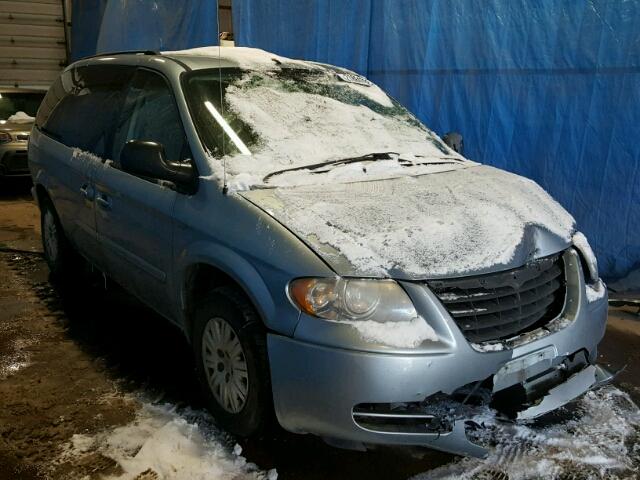 2A4GP44R26R766220 - 2006 CHRYSLER TOWN & COU BLUE photo 1