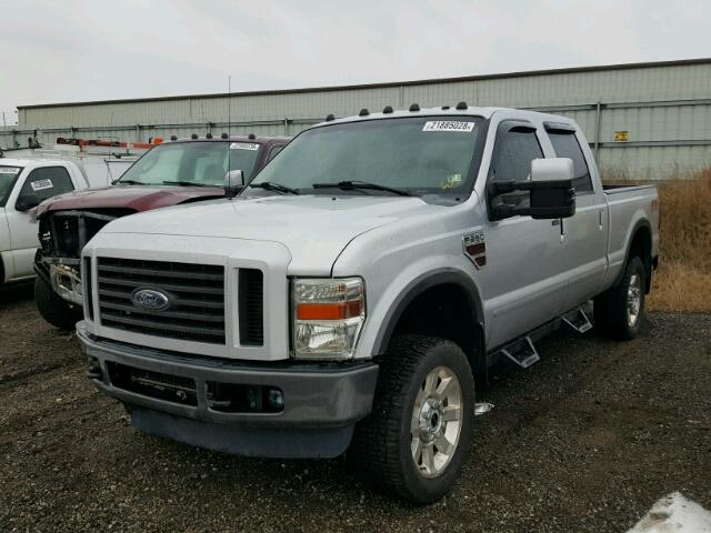 1FTSW21R78EE19106 - 2008 FORD F250 SUPER SILVER photo 2