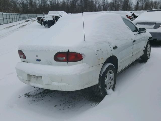 1G1JC524427455395 - 2002 CHEVROLET CAVALIER B WHITE photo 4