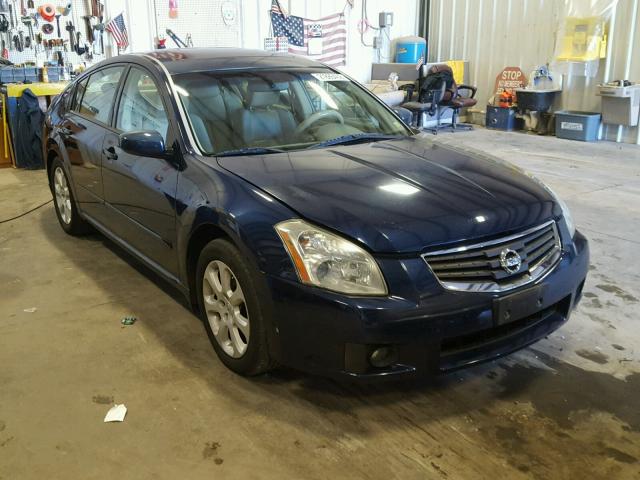 1N4BA41E47C818403 - 2007 NISSAN MAXIMA SE BLUE photo 1