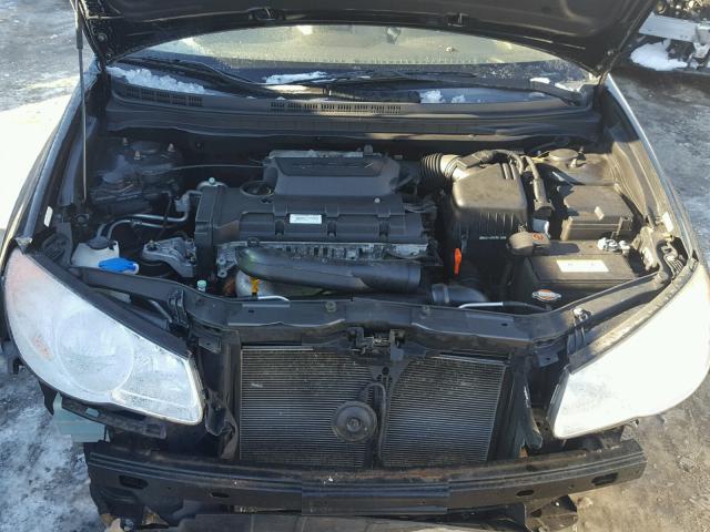 KMHDU46D98U476996 - 2008 HYUNDAI ELANTRA GL BLACK photo 7