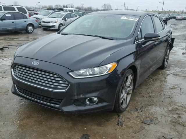 3FA6P0K9XDR341192 - 2013 FORD FUSION TIT BLACK photo 2
