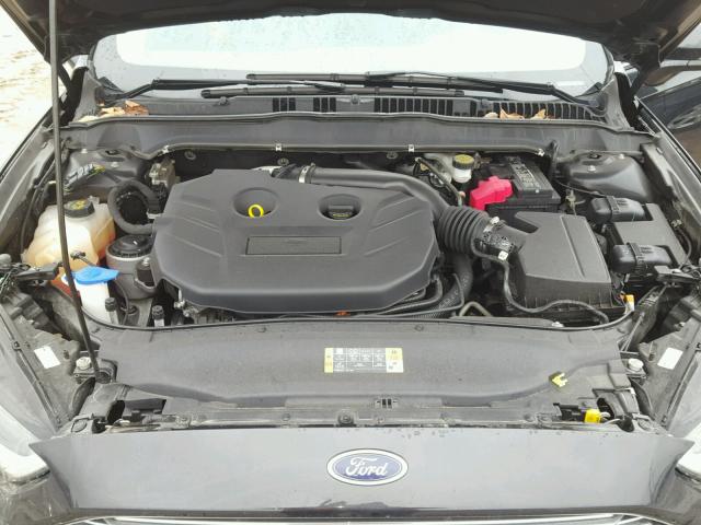 3FA6P0K9XDR341192 - 2013 FORD FUSION TIT BLACK photo 7