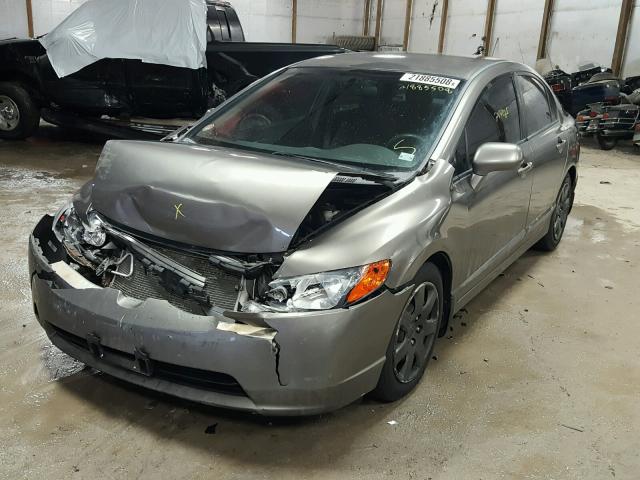 2HGFA16538H324553 - 2008 HONDA CIVIC LX BEIGE photo 2