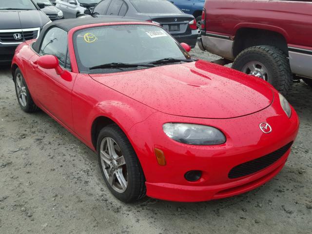 JM1NC25F660118052 - 2006 MAZDA MX-5 MIATA RED photo 1