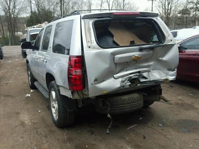 1GNUCCE02AR125704 - 2010 CHEVROLET TAHOE C150 SILVER photo 3