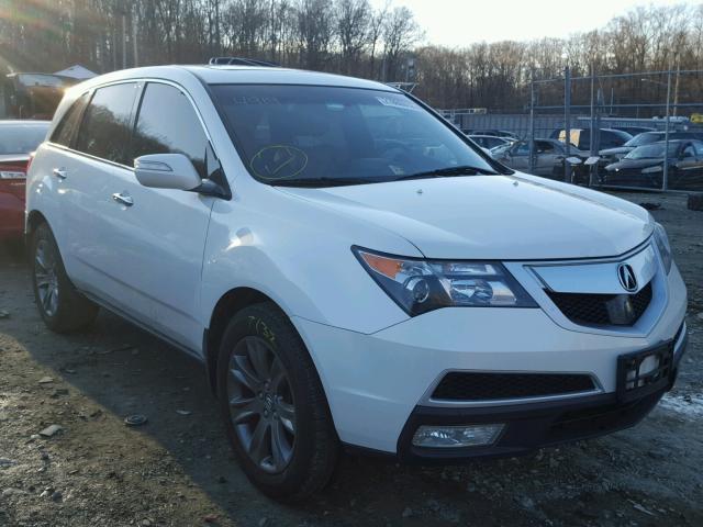 2HNYD2H77AH516786 - 2010 ACURA MDX ADVANC WHITE photo 1