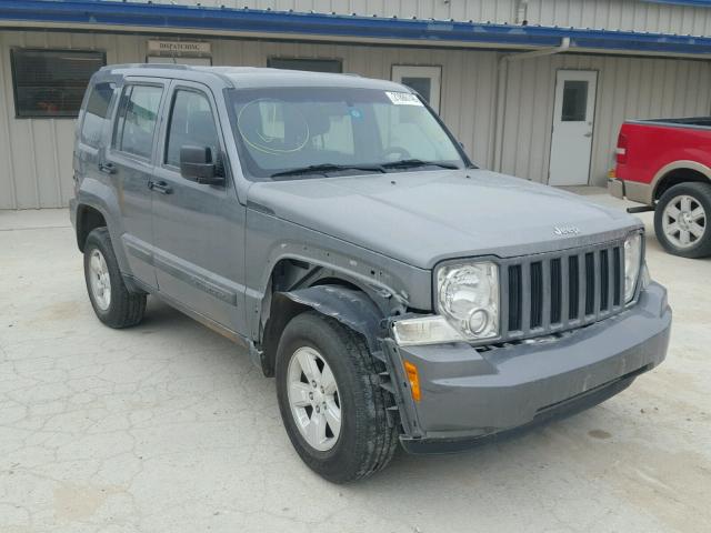 1C4PJLAK6CW108962 - 2012 JEEP LIBERTY SP GRAY photo 1