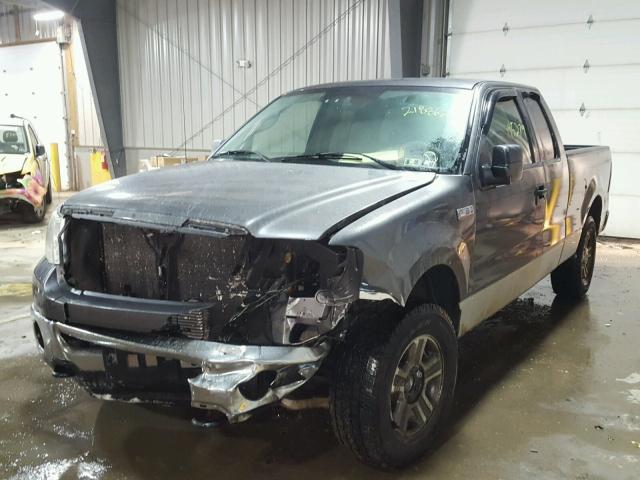 1FTPX14576NB47241 - 2006 FORD F150 GRAY photo 2