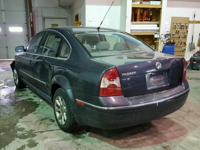 WVWPD63B54P046486 - 2004 VOLKSWAGEN PASSAT GLS GRAY photo 3