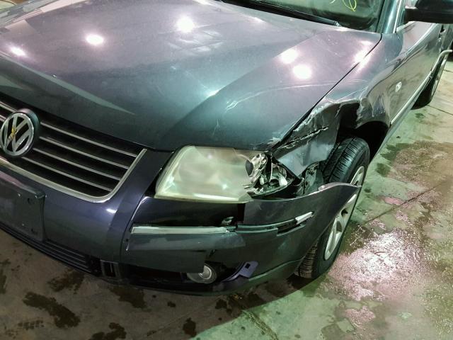 WVWPD63B54P046486 - 2004 VOLKSWAGEN PASSAT GLS GRAY photo 9