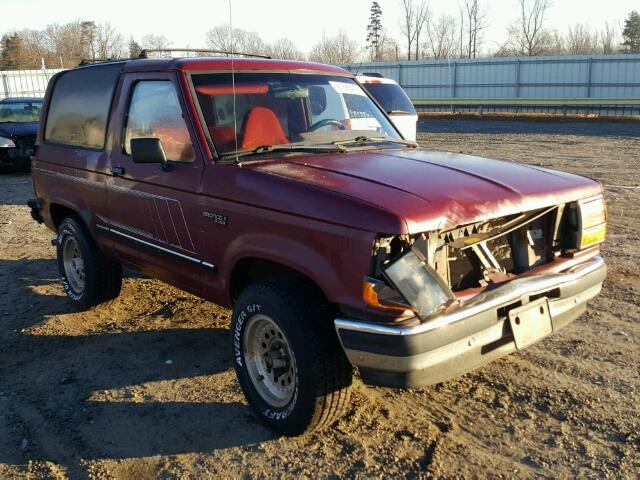 1FMCU14T0LUB20885 - 1990 FORD BRONCO II BURGUNDY photo 1