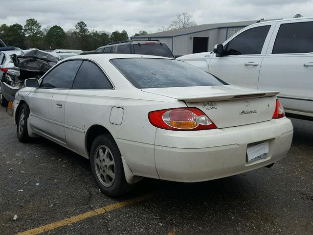 2T1CE22P53C021618 - 2003 TOYOTA CAMRY SOLA WHITE photo 3