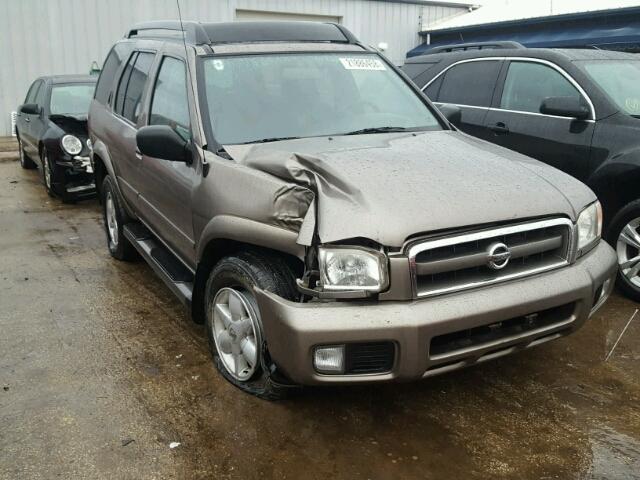 JN8DR09Y02W707197 - 2002 NISSAN PATHFINDER TAN photo 1