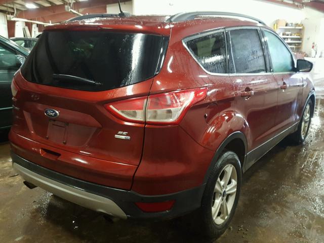 1FMCU9G94FUA60483 - 2015 FORD ESCAPE SE BURGUNDY photo 4