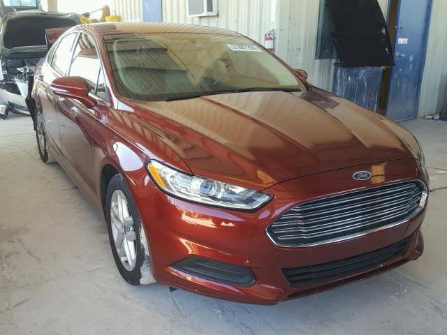 3FA6P0H78ER118950 - 2014 FORD FUSION SE RED photo 1