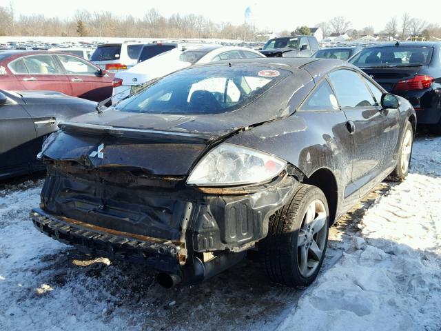 4A3AK24F56E003493 - 2006 MITSUBISHI ECLIPSE GS BLACK photo 4