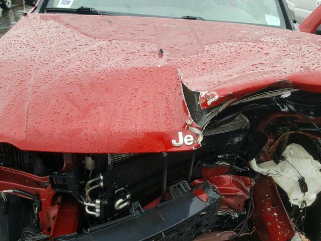 1J8GR48K35C716732 - 2005 JEEP GRAND CHER RED photo 7