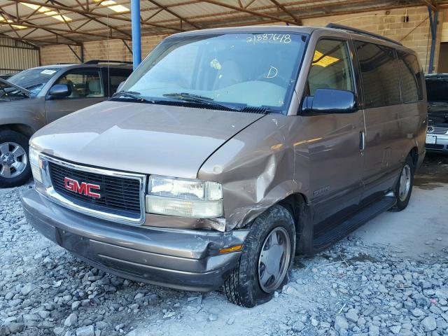 1GKDM19WXYB505468 - 2000 GMC SAFARI XT TAN photo 2