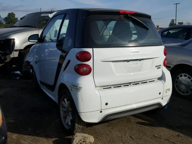 WMEEJ9AA0FK835268 - 2015 SMART FORTWO ELE WHITE photo 3