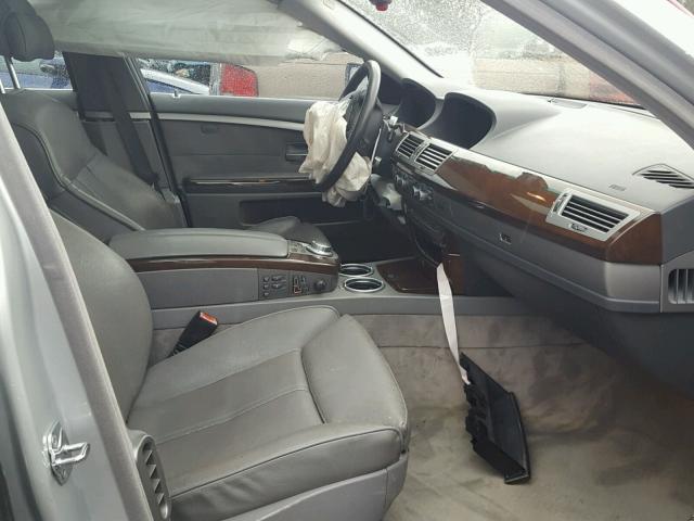 WBAHN83546DT35559 - 2006 BMW 750 LI SILVER photo 5