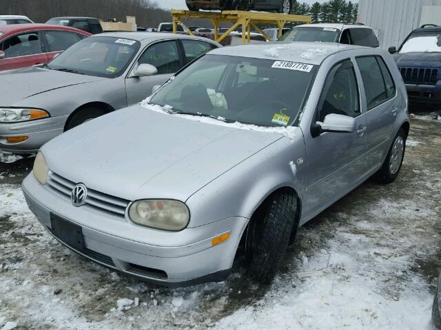 9BWFK61J834015444 - 2003 VOLKSWAGEN GOLF GL SILVER photo 2