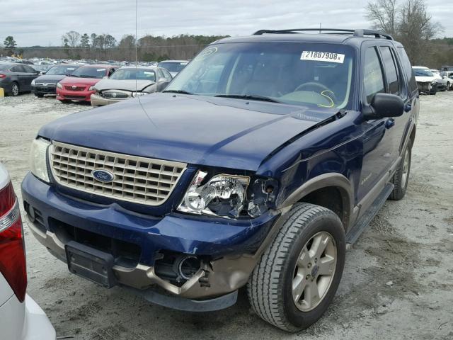 1FMZU64K34UA44854 - 2004 FORD EXPLORER E BLUE photo 2