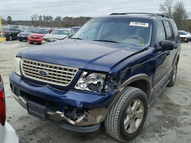 1FMZU64K34UA44854 - 2004 FORD EXPLORER E BLUE photo 9