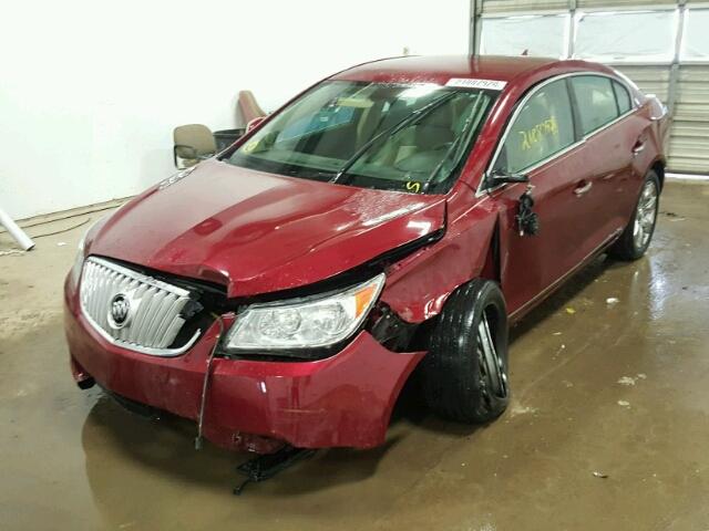 1G4GC5ED9BF156726 - 2011 BUICK LACROSSE C MAROON photo 2