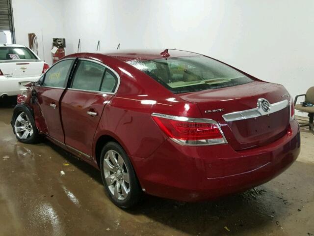 1G4GC5ED9BF156726 - 2011 BUICK LACROSSE C MAROON photo 3