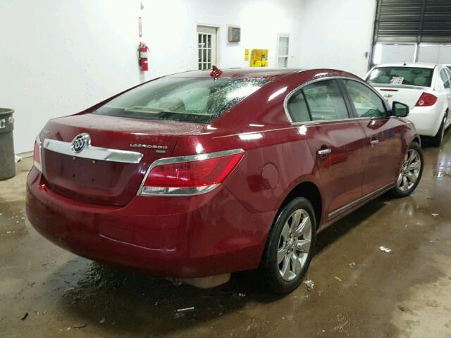 1G4GC5ED9BF156726 - 2011 BUICK LACROSSE C MAROON photo 4