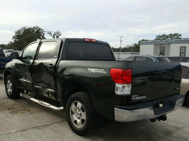 5TFDY5F13CX219537 - 2012 TOYOTA TUNDRA CRE GREEN photo 3