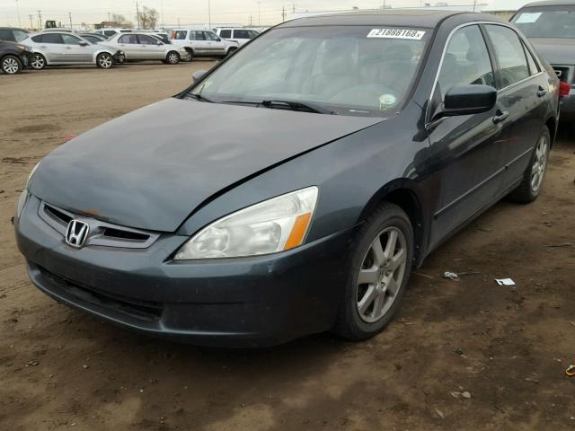 1HGCM66585A030194 - 2005 HONDA ACCORD EX BLUE photo 2