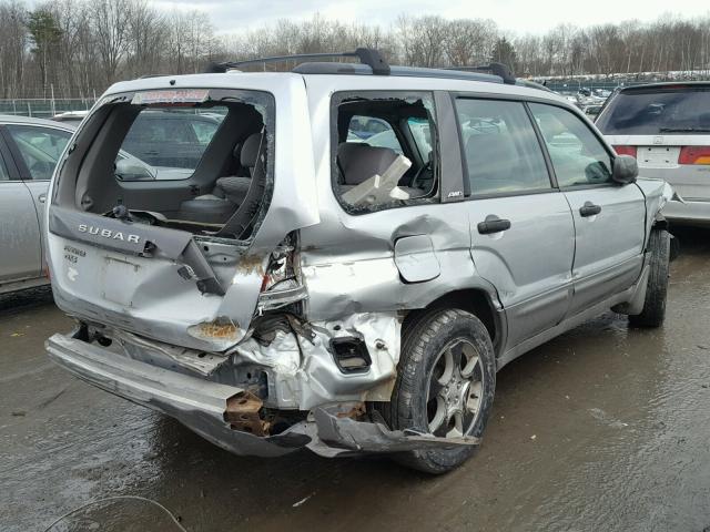 JF1SG65644H756674 - 2004 SUBARU FORESTER 2 SILVER photo 4