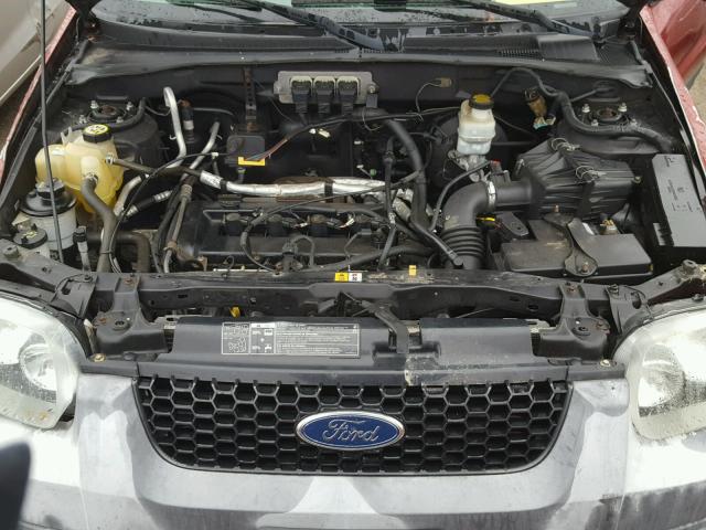 1FMYU02ZX5KB85118 - 2005 FORD ESCAPE XLS MAROON photo 7