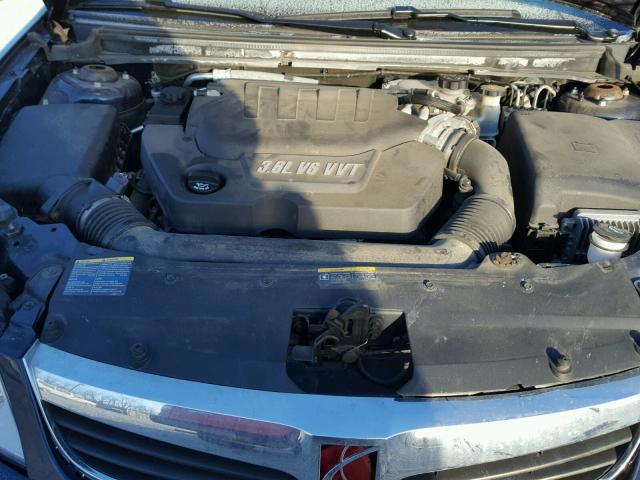 1G8ZV57758F249616 - 2008 SATURN AURA XR BLUE photo 7