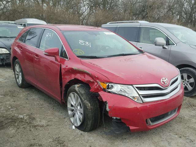 4T3BA3BB2EU057387 - 2014 TOYOTA VENZA LE BURGUNDY photo 1