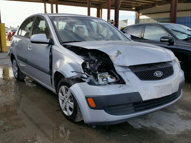 KNADE223896518631 - 2009 KIA RIO BASE SILVER photo 1