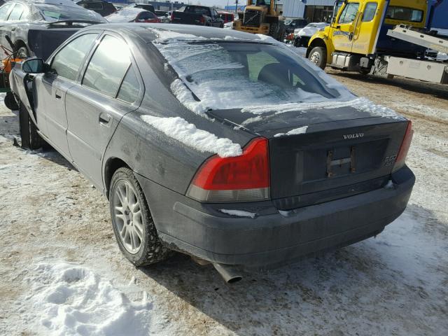 YV1RS58D222131728 - 2002 VOLVO S60 2.4T GRAY photo 3