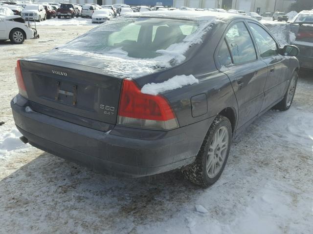 YV1RS58D222131728 - 2002 VOLVO S60 2.4T GRAY photo 4