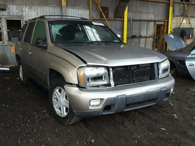 1GNDS13S222490504 - 2002 CHEVROLET TRAILBLAZE BEIGE photo 1