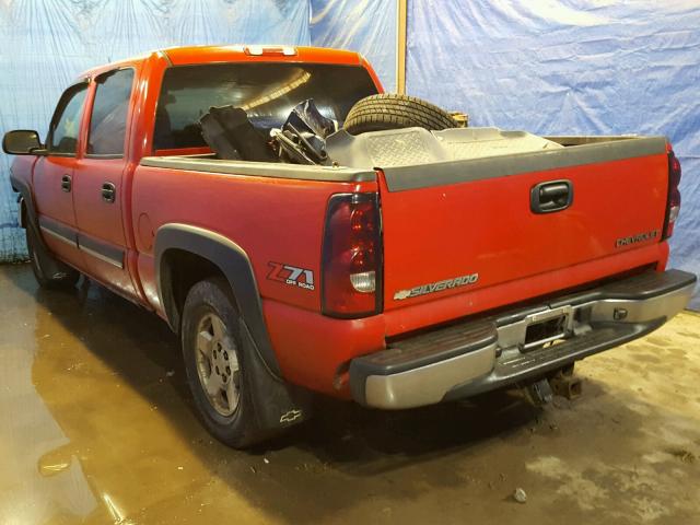 2GCEK13T341373832 - 2004 CHEVROLET SILVERADO RED photo 3